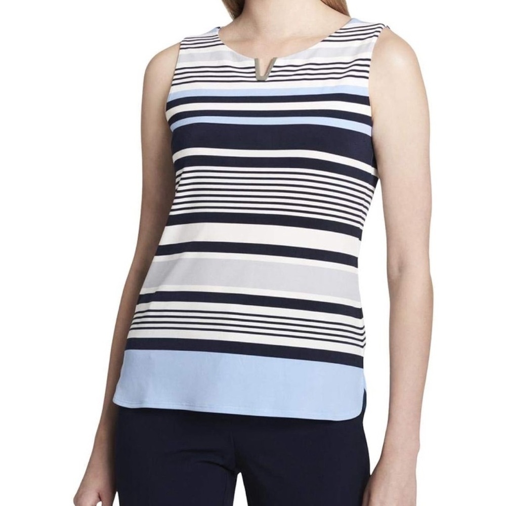 Calvin Klein Womens Striped top
